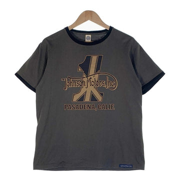 TOYS McCOY トイズマッコイ Johnson Motors No.1 リンガーTシャツ ブラック Size L 福生店