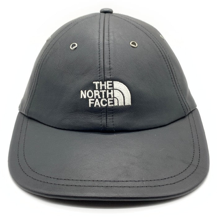 SUPREME シュプリーム 18AW THE NORTH FACE ノースフェイス Leather 6 Panel レザー6パネル キャップ ブラック NN41804I 福生店