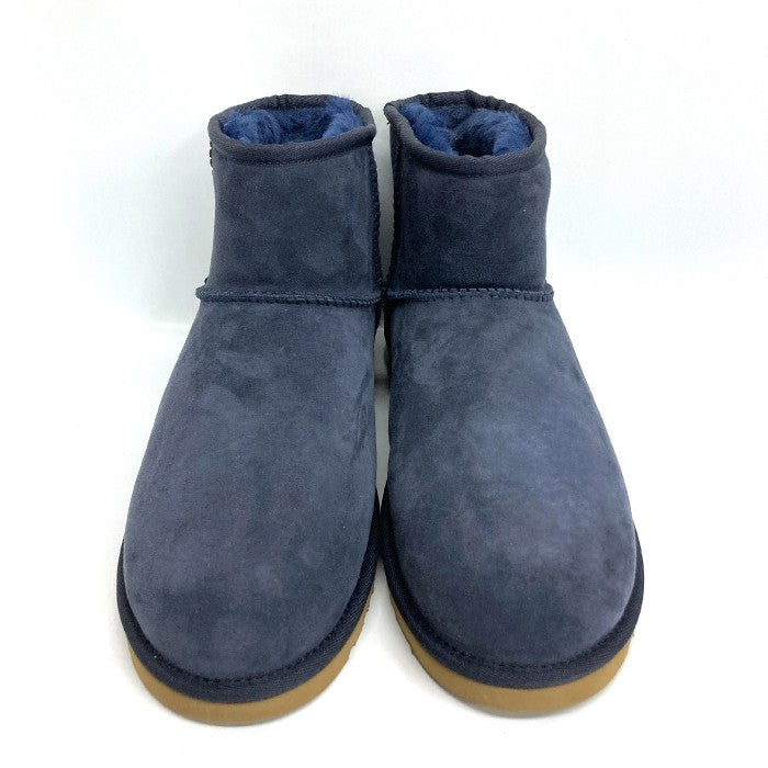 UGG アグ CLASSIC MINI クラシックミニ ムートンブーツ ネイビー size26cm 瑞穂店