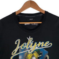 glamb グラム ジョジョの奇妙な冒険 Stone Ocean 徐倫 プリントTシャツ ブラック Size XL 福生店