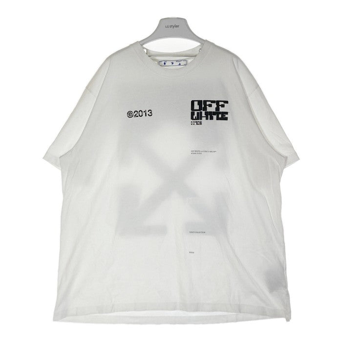 OFF-WHITE オフホワイト OMAA038S21JER008 21SS Tech Marker S/S Over Tee テックマーカーショートスリーブオーバーTシャツ ホワイト sizeL 瑞穂店