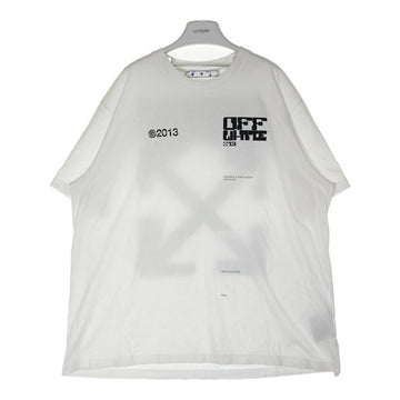 OFF-WHITE オフホワイト OMAA038S21JER008 21SS Tech Marker S/S Over Tee テックマーカーショートスリーブオーバーTシャツ ホワイト sizeL 瑞穂店