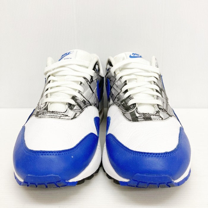 NIKE×atmos ナイキ×アトモス AIR MAX 1 PRNT エアマックス1 プリント AQ0927-100 ブルー size27.5cm 瑞穂店