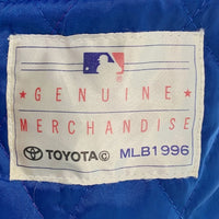 MLB LA Dodgers ドジャース 野茂英雄 ウールスタジャン 袖レザー ブルー Size XL相当 福生店