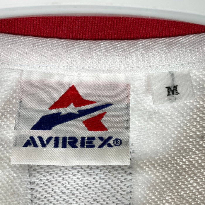 AVIREX アヴィレックス 783-3130042 LOGO HALF ZIP SWEAT ロゴ ハーフジップ スウェット グレー sizeM 瑞穂店