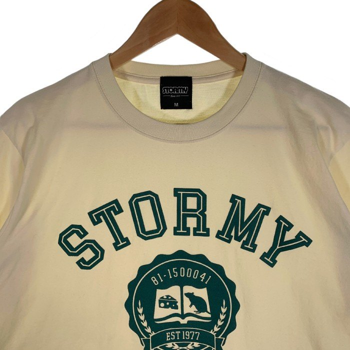 STORMY ストーミー RAT CLUB プリントTシャツ クリーム Size M 福生店