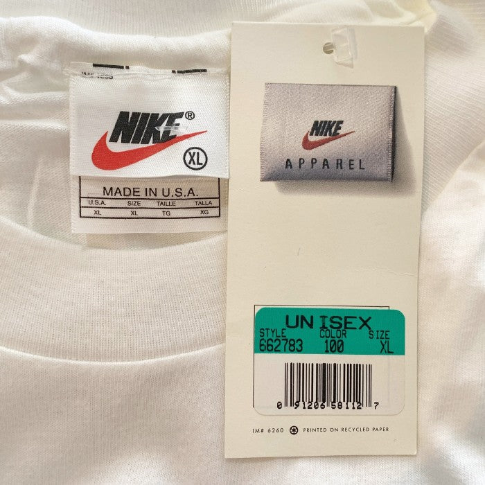 90's NIKE ナイキ Michael Jordan マイケルジョーダン JORDAN’S BACK 45 Tee プリントTシャツ ホワイト  USA製 デッドストック ① Size XL 福生店