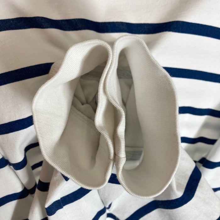 SUPREME シュプリーム 16SS Painted Stripe L/S Tee ボーダー センターロゴ 長袖  カットソー ロンT ホワイト sizeM 瑞穂店