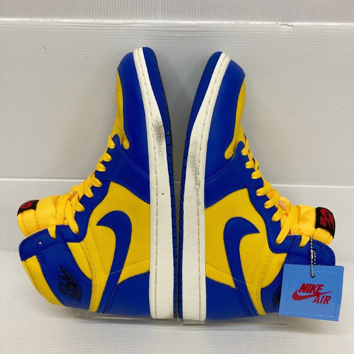 NIKE WMNS Air Jordan 1 High OG Game Royal and Varsity Maize FD2596-700  リバースレイニー OG AJ1 ナイキエアジョーダン1 laney ブルー×イエロー size29.0cm 瑞穂店