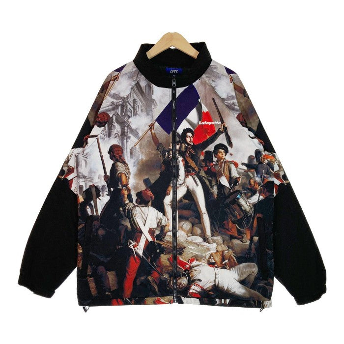 LFYT ラファイエット Lafayette FRENCH REVOLUTION POLYESTER JACKET LS211001 ジップアップ ジャケット 総柄 sizeXL 瑞穂店