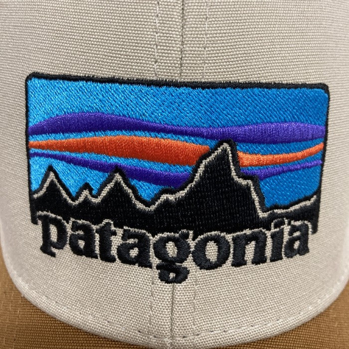 PATAGONIA パタゴニア 73 ロゴ ラジャー ザット トラッカー ベースボール キャップ ベージュ 3800sp17 瑞穂店