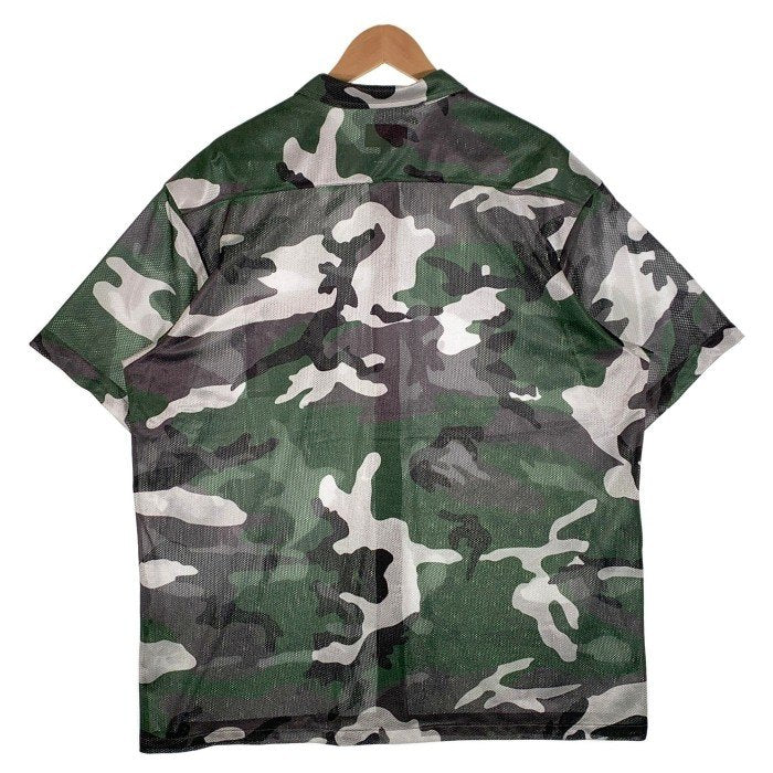 SUPREME シュプリーム 20AW Camo Mesh S/S Shirt カモ メッシュ ショートスリーブシャツ カモフラージュ Size XL 福生店