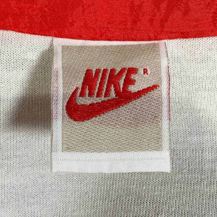 NIKE ナイキ 90's ウーブン トラックジャケット 刺繡 ブラック ホワイト レッド Size L 相当 福生店