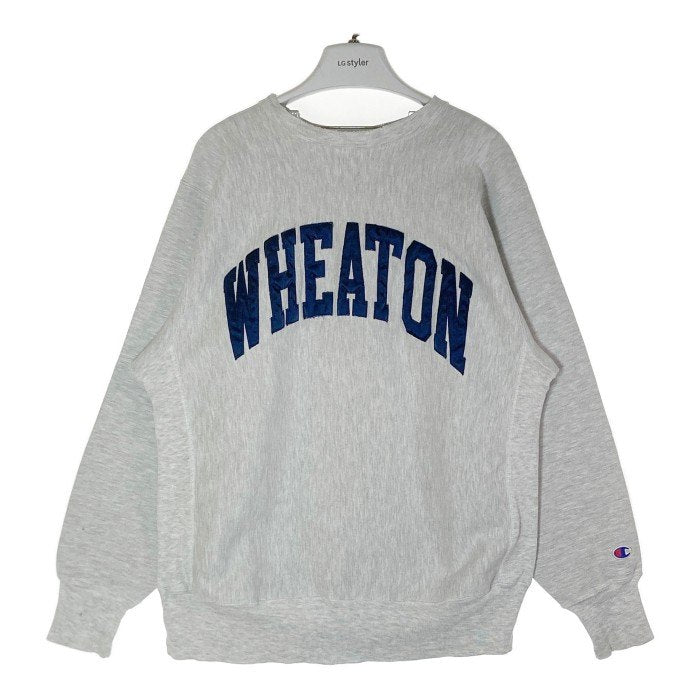 CHAMPION チャンピオン REVERSE WEAVE リバースウィーブ 90s メキシコ製 スウェット WHEATON グレー sizeXL 瑞穂店