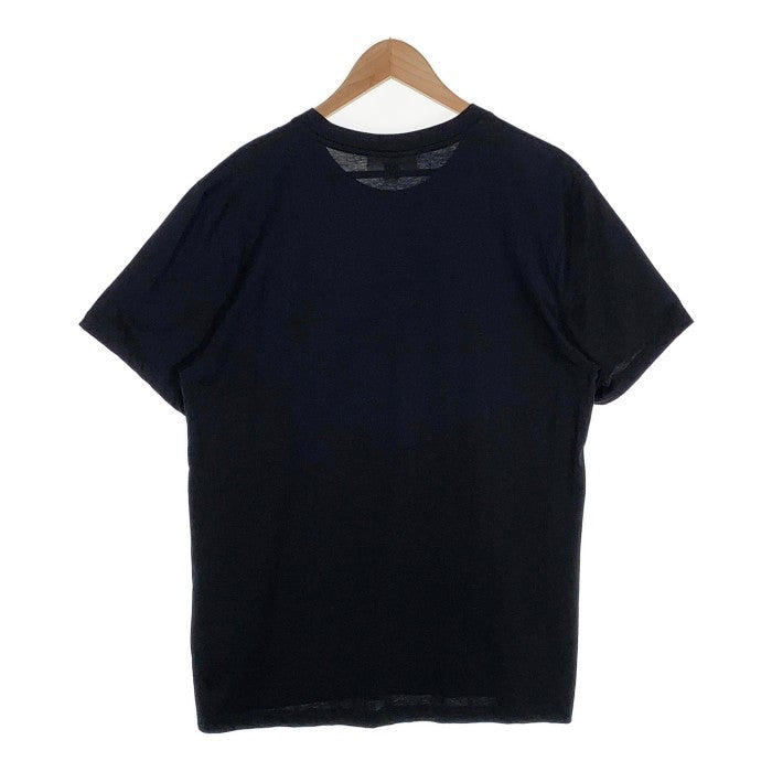 ami alexander mattiussi アミ アレクサンドル マテュッシ AMI DE COEUR T-SHIRT ワンポイント刺繡 Tシャツ ブラック Size XL 福生店