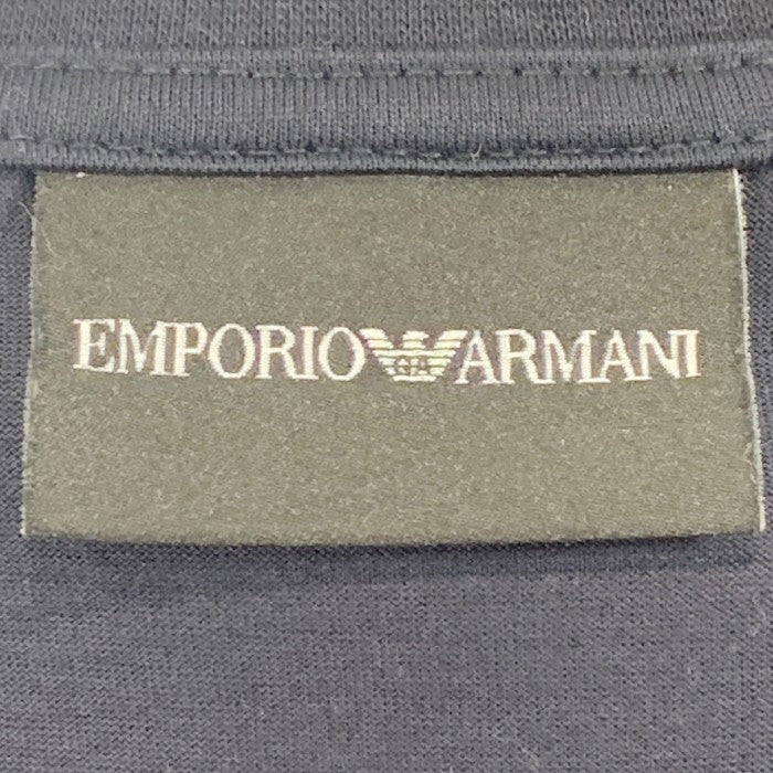 EMPORIO ARMANI エンポリオアルマーニ プリントTシャツ ブラック 3G1TM2 1JTUZ Size M 福生店