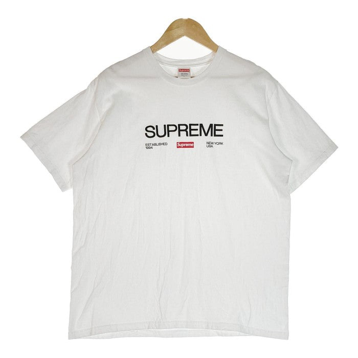 Supreme シュプリーム Est.1994 Tee Established 1994 Tシャツ BOX LOGO ボックスロゴ ホワイト sizeL 瑞穂店