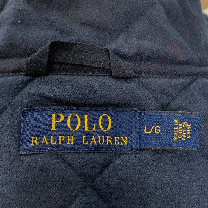 POLO RALPH LAUREN ポロラルフローレン キルティングジャケット 中綿 ネイビー Size L 福生店