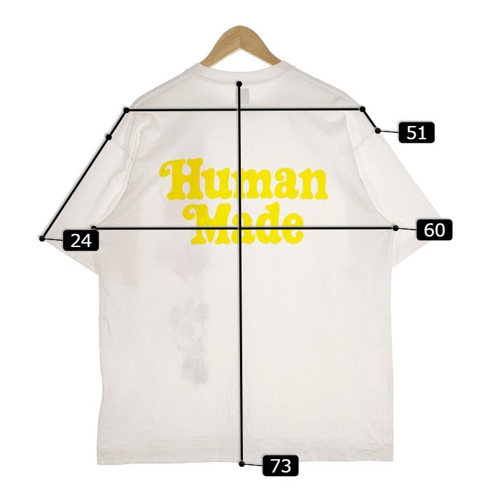 HUMAN MADE ヒューマンメイド VERDY ヴェルディ VICK T-SHIRT プリントTシャツ ホワイト Size XL 福生店