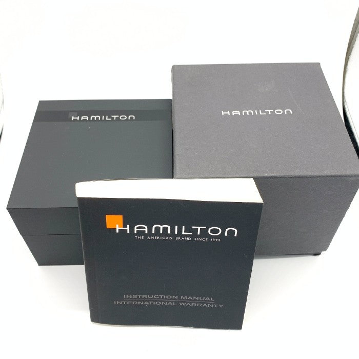 HAMILTON ハミルトン ジャズマスター シノマティック 自動巻き 黒文字盤 革ベルト付属 H384350 福生店