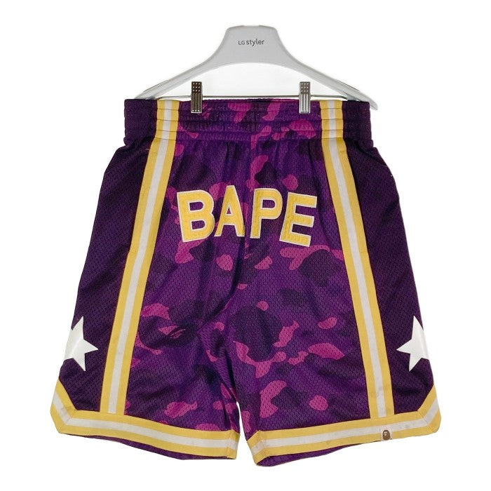 A BATHING APE Camo Wide Basketball Shorts 001SPG301008X ア