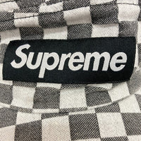 SUPREME シュプリーム 18SS Checkerboard Box Logo Camp Cap キャンプキャップ グレー 瑞穂店