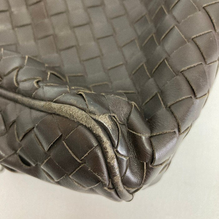 BOTTEGA VENETA ボッテガヴェネタ 174361 イントレチャート クラッチバッグ セカンドバッグ ブラウン 瑞穂店