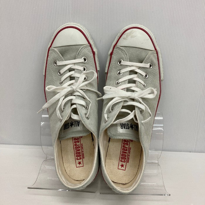 CONVERSE コンバース 日本製 ALL STAR SUEDE AS J LCLZ OX TOKYO LIMITED EDITION PRODUCTS スエード オールスター ローカライズ グレー size28cm 瑞穂店