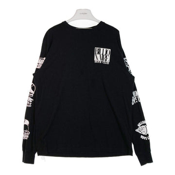 BILLIONAIRE BOYS CLUB ビリオネアボーイズクラブ アームプリント クルーネック 長袖 Tシャツ ロンT ブラック sizeXL 瑞穂店