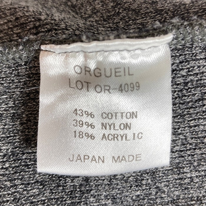 ORGUEIL オルゲイユ Soft Fit Knit Vest ニットベスト グレー size40 瑞穂店