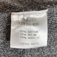ORGUEIL オルゲイユ Soft Fit Knit Vest ニットベスト グレー size40 瑞穂店