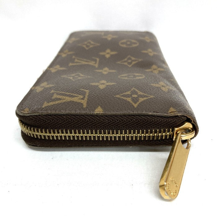 LOUIS VUITTON ルイヴィトン M60017 モノグラム ジッピーウォレット ラウンドファスナー 長財布 ブラウン 瑞穂店