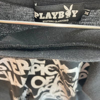 HYSTERIC GLAMOUR ヒステリックグラマー×PLAYBOY プレイボーイ グラフィック ガール プリント Tシャツ 1261CT04 ブラック sizeM 瑞穂店