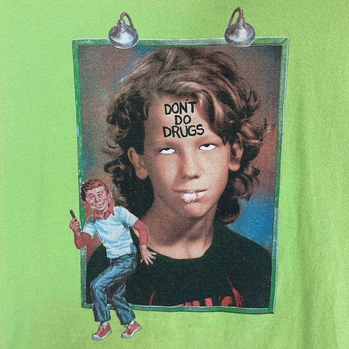 FUCKING AWESOME ファッキンオーサム DON'T DO DRUGS プリントTシャツ ライム sizeM 瑞穂店