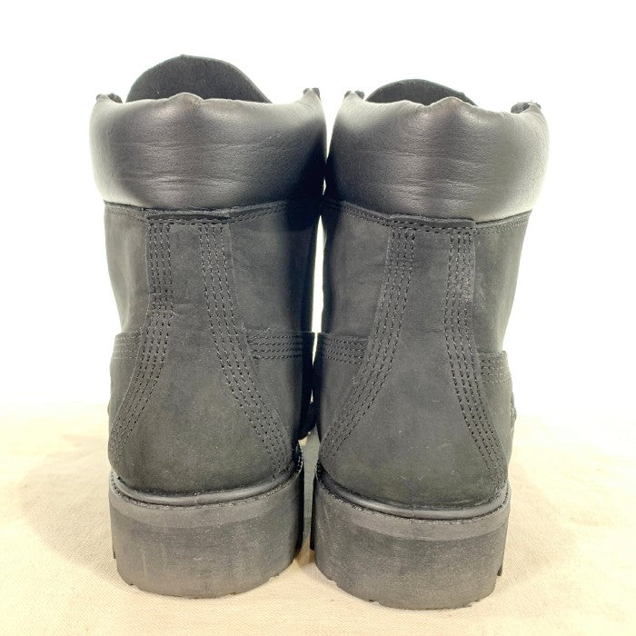 Timberland ティンバーランド 6inc Premium Boot 6インチ プレミアム ヌバックレザー ブーツ ブラック 10073 Size 25.5cm 福生店