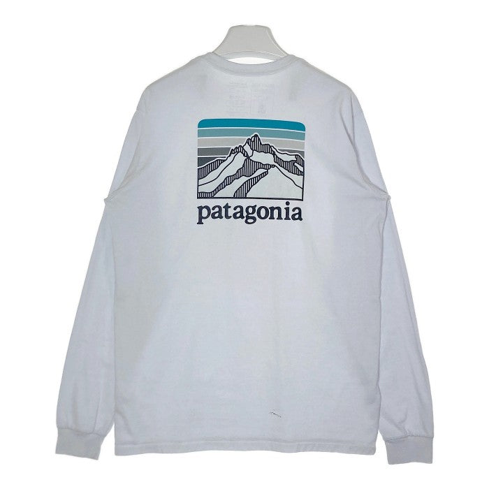 PATAGONIA パタゴニア 38517 リッジ レスポンシビリティー ロンT ホワイト sizeM 瑞穂店