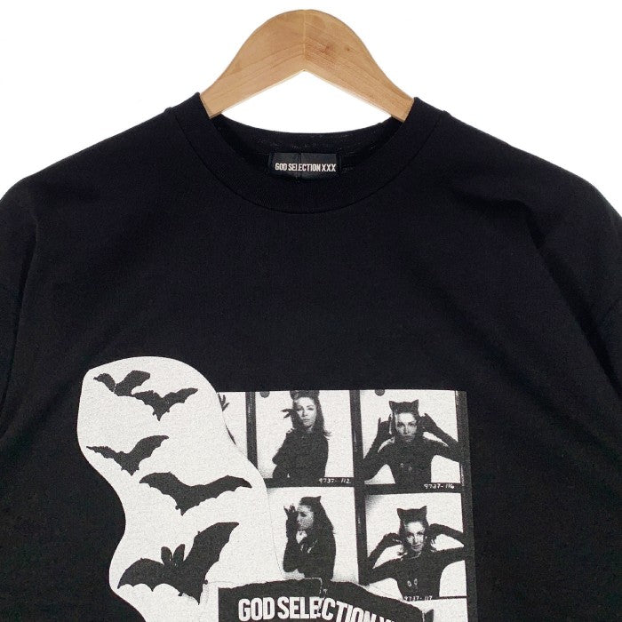 GOD SELECTION XXX ゴッドセレクショントリプルエックス 23AW プリント Tシャツ ブラック GX-A23-ST-02 Size L 福生店