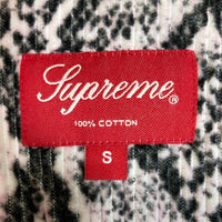 SUPREME シュプリーム 20AW Snakeskin Corduroy Zip Up Shirt  スネークスキン コーデュロイ ジップアップ ジャケット シャツ ピンク系 sizeS 瑞穂店