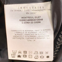 MONCLER モンクレール MONTREUIL GILET フード ジップアップベスト ブラック 21年 Size 4 福生店