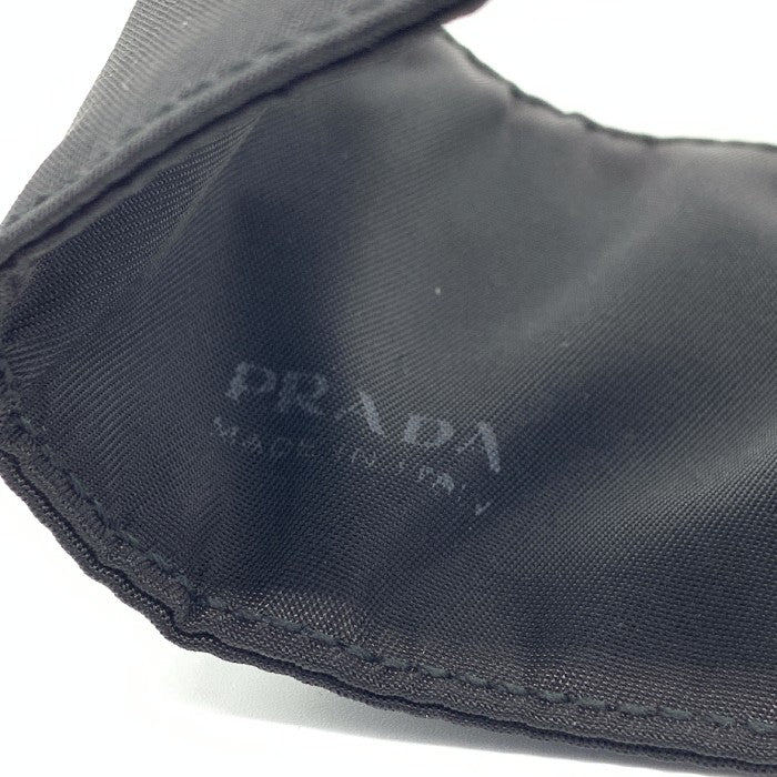 PRADA プラダ ナイロン リストバンド ファスナーポケット ブラック 福生店