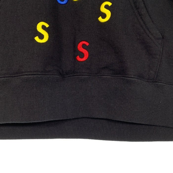 SUPREME シュプリーム 21SS Embroidered S Logo Hooded Sweatshirt Sロゴ プルオーバー スウェットパーカー ブラック Size L 福生店