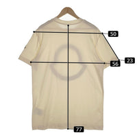MONCLER モンクレール SS TSHIRT ショートスリーブ Tシャツ プリント スタッズ アイボリー 21SS Size L 福生店