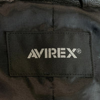 AVIREX アヴィレックス ラムレザー 2B テーラードジャケット ブラック 6121052 Size M 相当 福生店