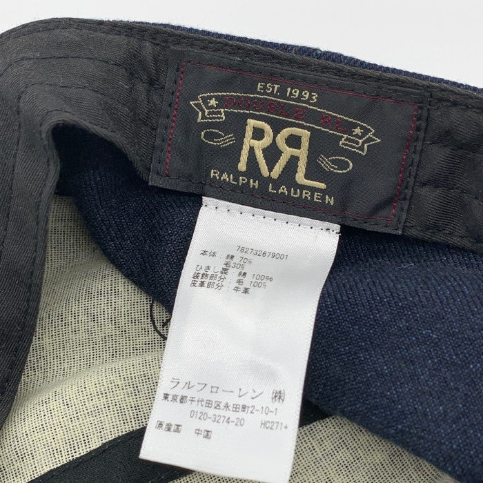 RRL ダブルアールエル 6パネルキャップ デニム ネイビー ラルフローレン 福生店