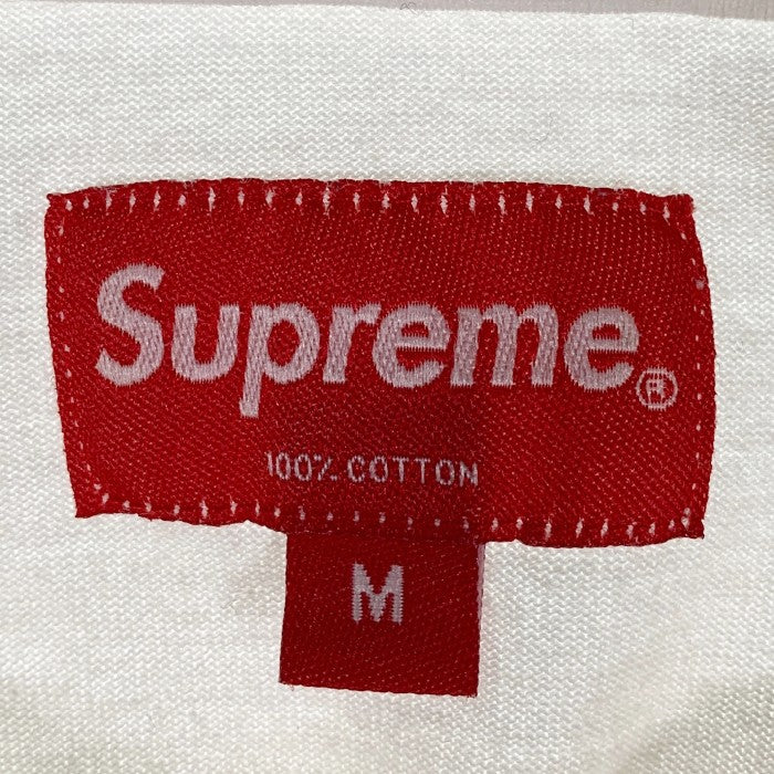 SUPREME シュプリーム Small Box Logo L/S Tee スモールボックスロゴ ロングスリーブTシャツ ホワイト Size M 福生店