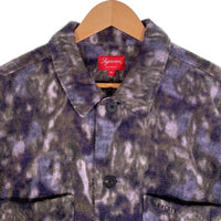 SUPREME シュプリーム 21AW Paisley Fleece Shirt ペイズリーフリースシャツ パープル Size XL 福生店