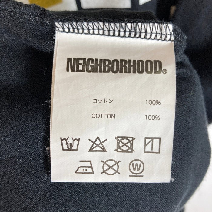 NEIGHBORHOOD ネイバーフッド NBHD SQUAD QB TEE プリントTシャツ ブラック sizeM 瑞穂店