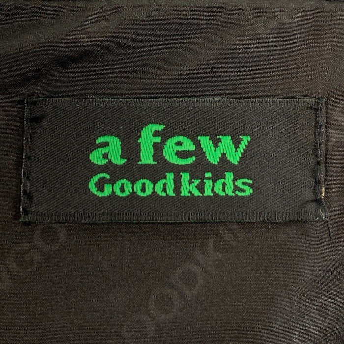 A FEW GOOD KIDS アフューグッドキッズ レーシング PUレザージャケット ブラック Size L 福生店