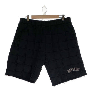 SUPREME シュプリーム 22SS Reverse Patchwork Sweatshort リバースパッチワーク スウェットショーツ ショートパンツ ブラック Size M 福生店