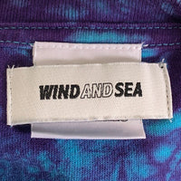 WIND AND SEA ウィンダンシー 23SS VISION ヴィジョン タイダイプリントTシャツ ブルー パープル Size XL 福生店